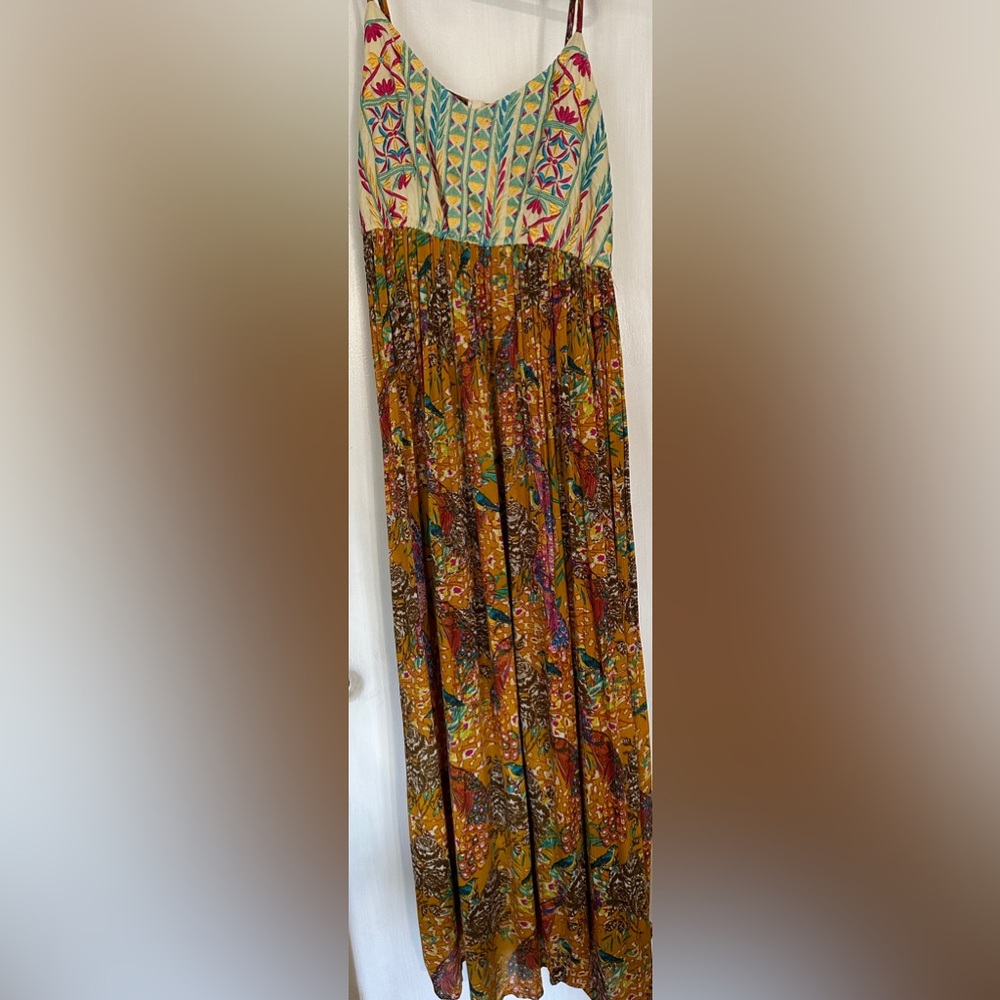 RAGA Multicolor Maxi Dress with Bohemian Flair